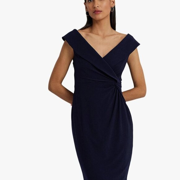 Ralph Lauren Midnight Blue Strapless Dress - Picture 1 of 4